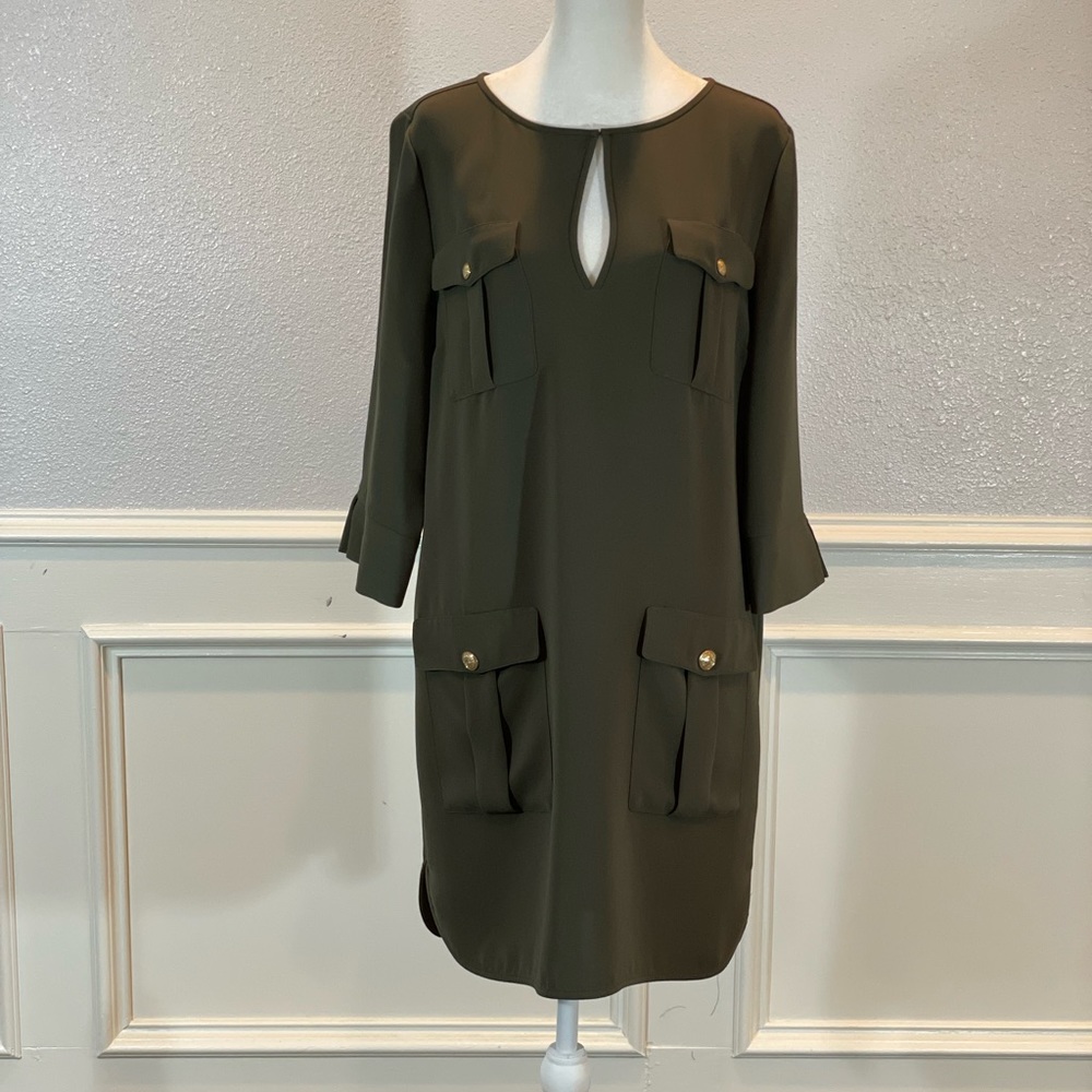Dianne Von Furstenberg Olive Green Dress